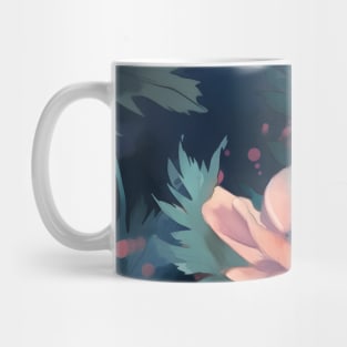 Whimsical Windflowers: Floral Pattern Design Mug